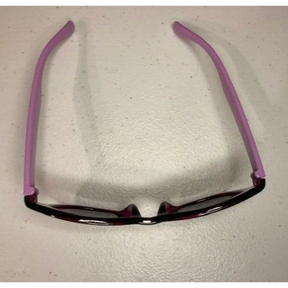 Pano Eyewear Disney Frozen Cateye Sunglasses Pink Glitter w/case Elsa & Anna Yth